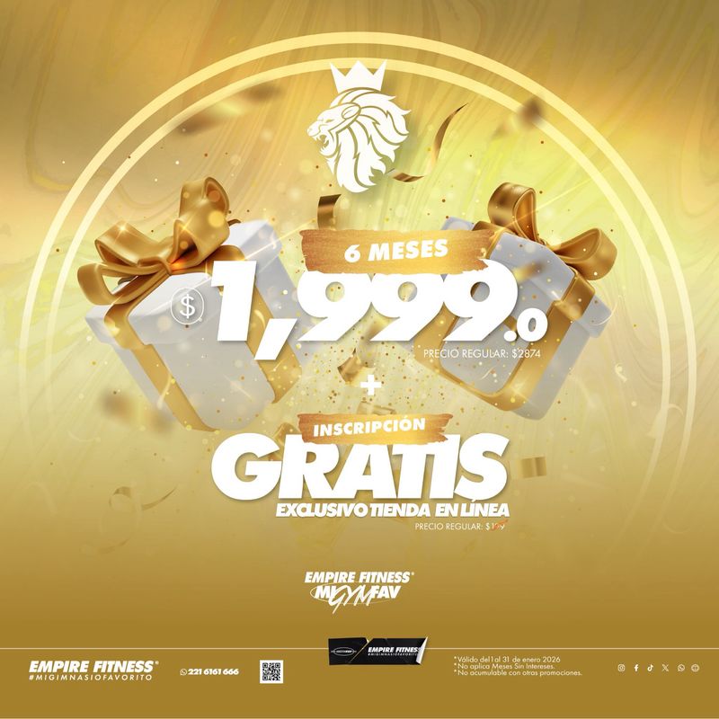 6 Meses de Empire + Inscripción Gratis