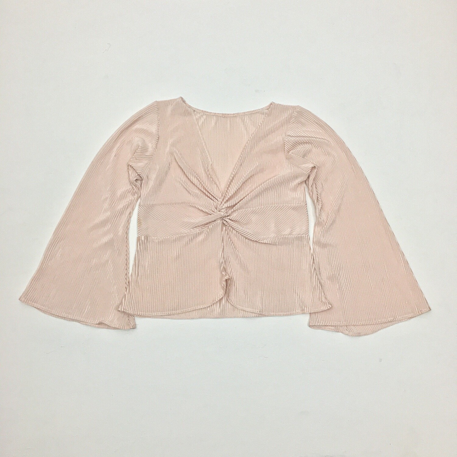 pleated silk Blouse