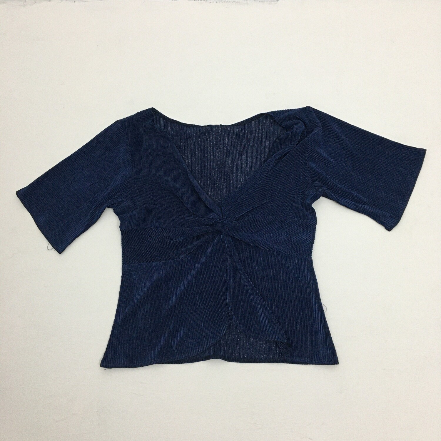 pleated silk Blouse