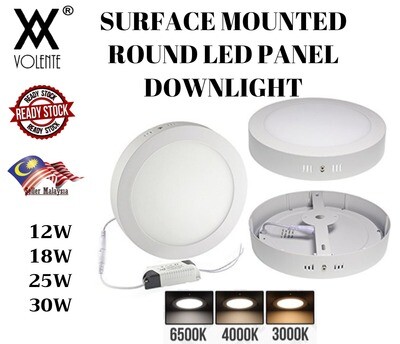SURFACE MOUNTED ROUND LED PANEL DOWNLIGHT CEILING LIGHT