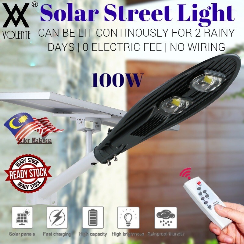 100W Led Street Lighting Lamp 2 COB LED Waterproof