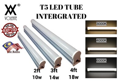 T5 LED Tube Light ,2Ft,3Ft, 4Ft, (10W,14W,18W) White/Warm White/Cool White