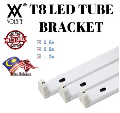 T8 Tube Simple Bracket for LED Tube LED Lighting Bulb Housing and cover for LED T8 tube ONLY