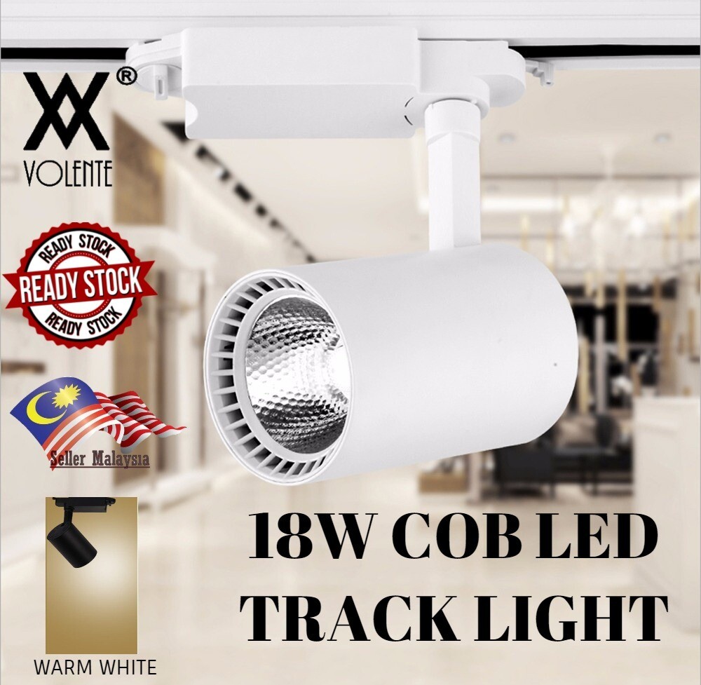 18W Cob Led Track Light COB Track Lights Rail Lighting