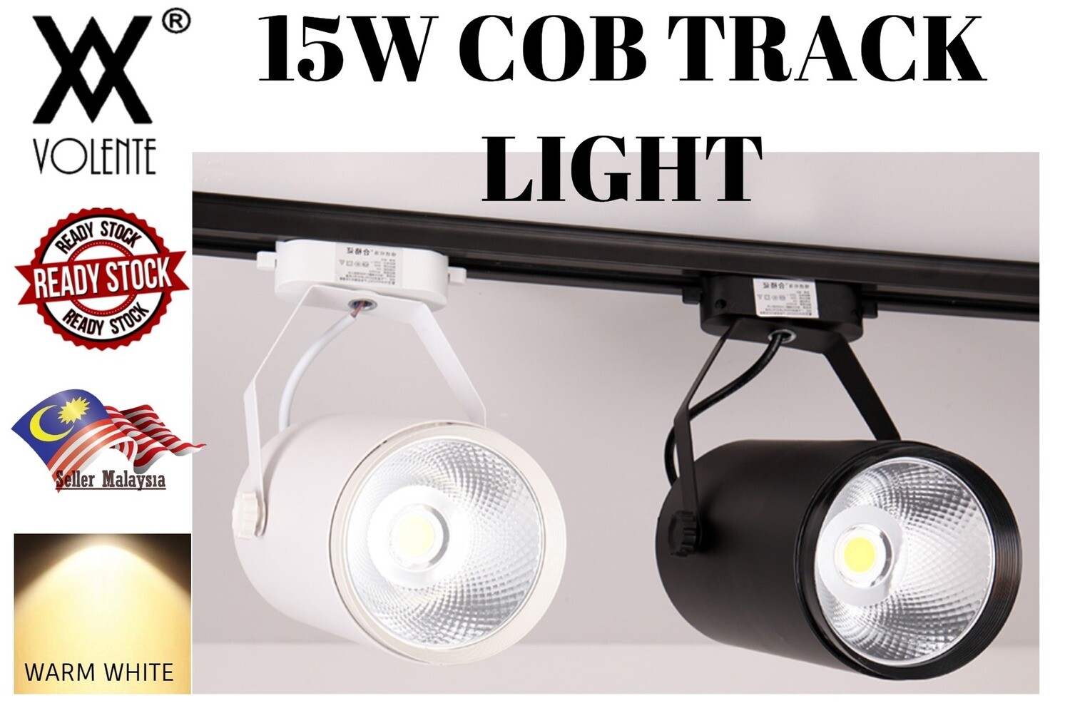 LED SPOTLIGHT COB TRACK LIGHT CLOTHING SHOP BACKGROUND WALL SHOWROOM SPOTLIGHT RAIL LIGHT 15W