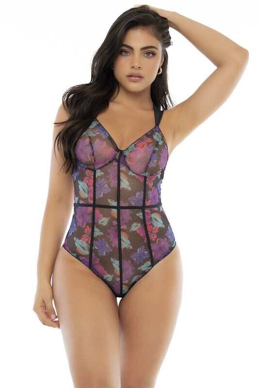 Cassidy Multi Floral Bodysuit