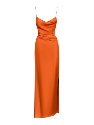 Платье-макси оранжевое Li Lab