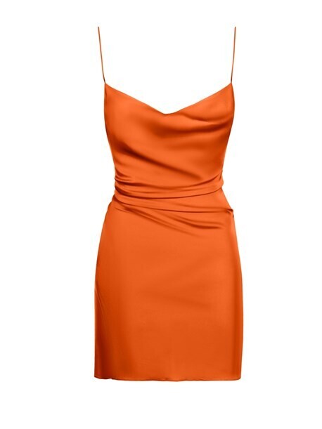 Платье-мини оранжевое Li Lab