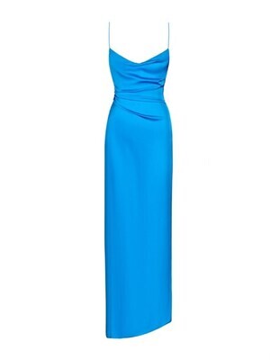 Платье-макси голубое Li Lab