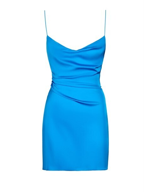 Платье-мини голубое Li Lab