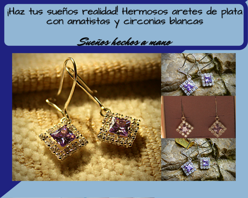 Bonitos aretes de amatista