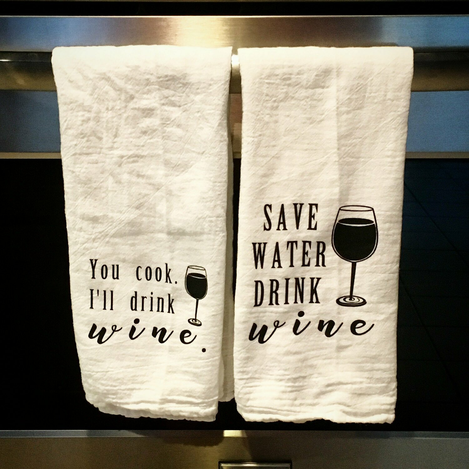 Wine tea towel