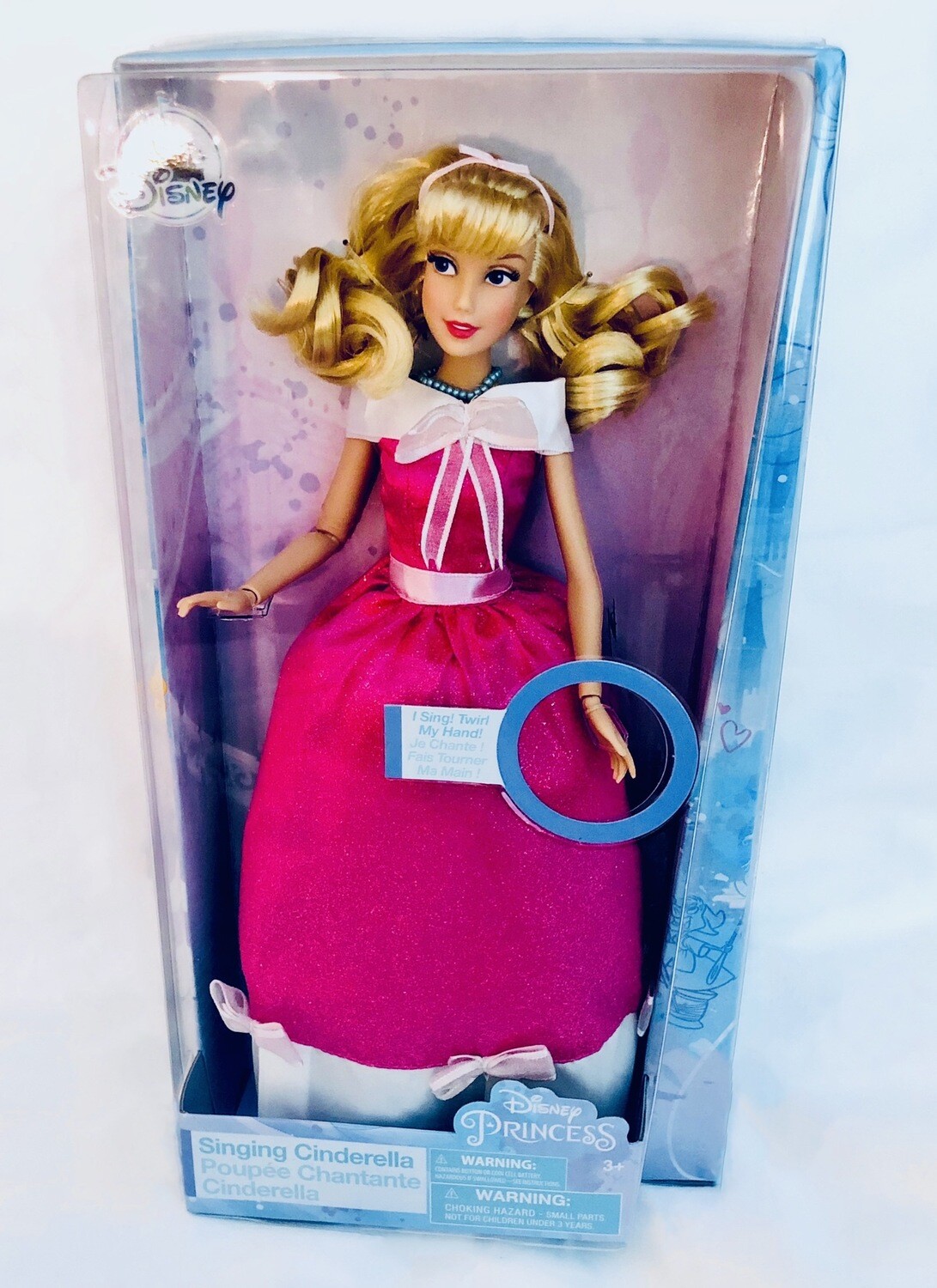 Disney Store Singing Cinderella Doll