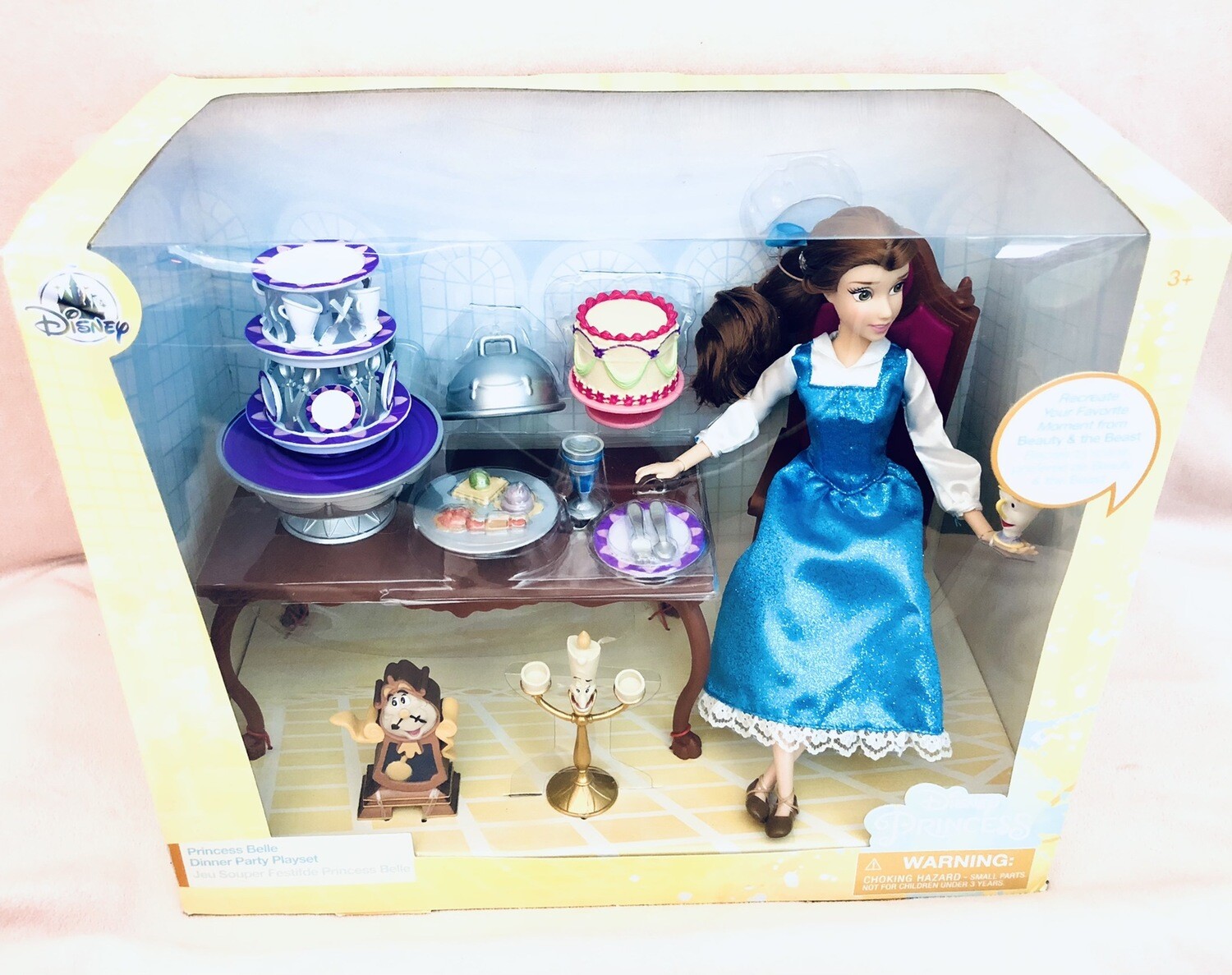 Disney Store Beauty And The Beast Belle Dining Set