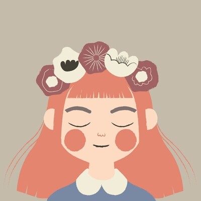 STAMPA - CO•SE - GIRL WITH FLOWER