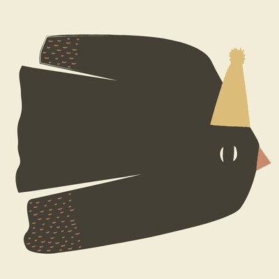STAMPA - CO•SE - RONDINE CON CAPPELLO