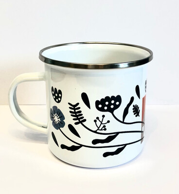 TAZZA ALLUMINIO - FLOWER POWER -