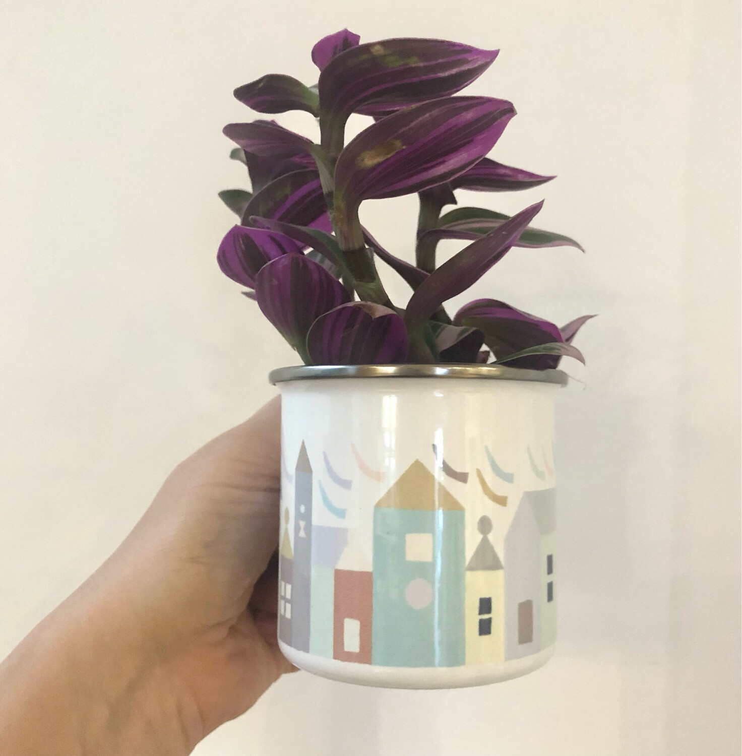 TAZZA ALLUMINIO - SMALL VILLAGE -