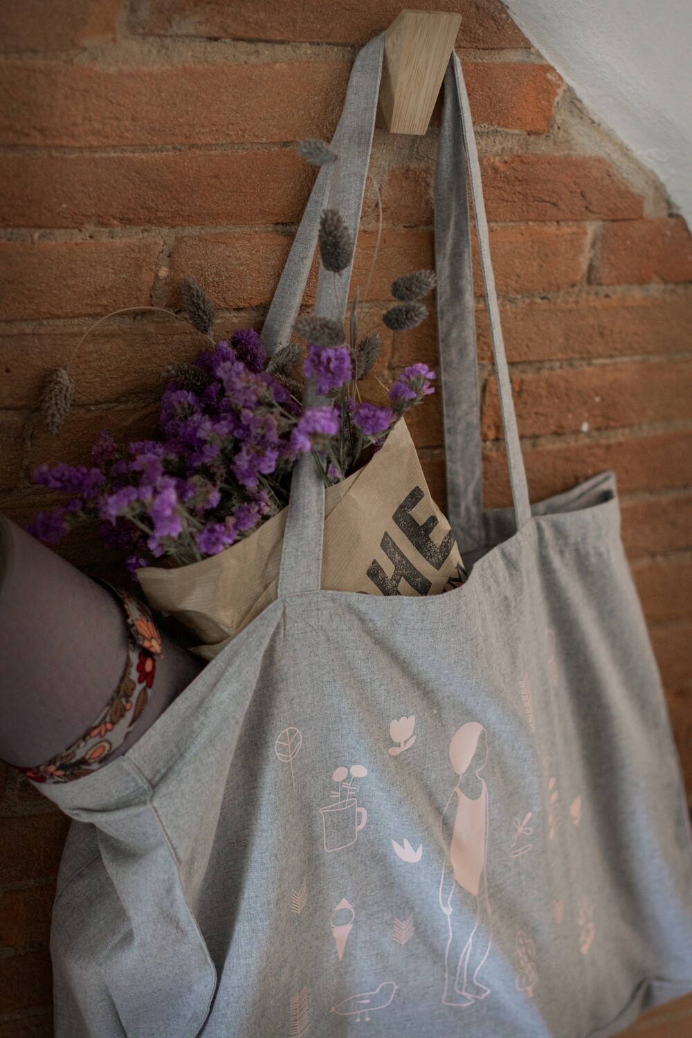 TOTE BAG • PINK DIP