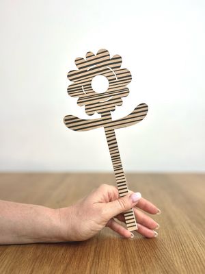 DAISY STRIPES - paper flower