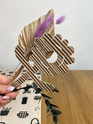 DAISY STRIPES - paper flower