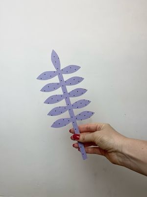 FOGLIA POIS - paper flower