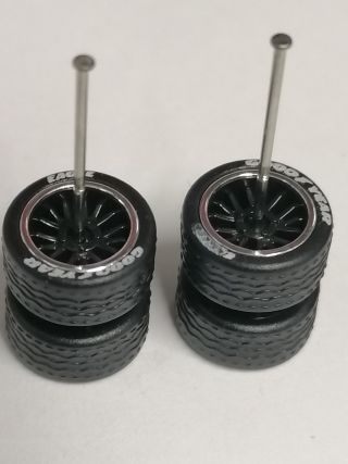 5 Spoke Open  - 11mm 1/64 Alloy Car Wheels MSC - DP