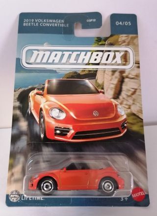 Matchbox European Series 2019 Volkswagen Beetle Convertible