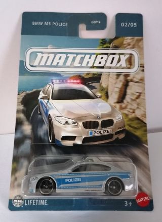 Matchbox European Series BMW M5 Police