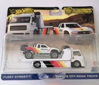 Hot Wheels Team Transport #71 Fleet Street &amp; Toyota Off-Road Truck