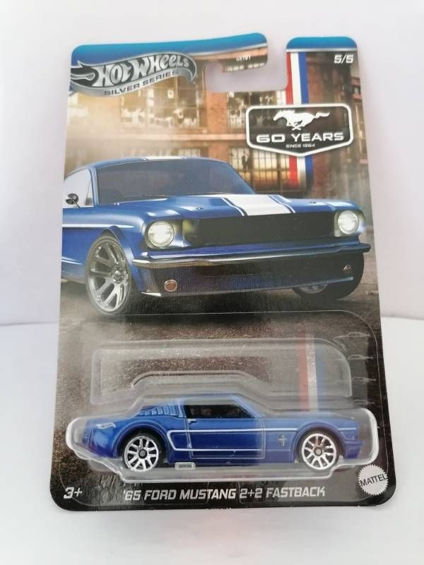 Hot Wheels 60 Years Mustang &#39;65 Ford Mustang 2+2 Fastback - Metal Base Variation