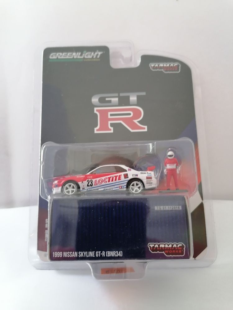 Greenlight Tarmac Works 1999 Nissan Skyline GT-R (BNR34)