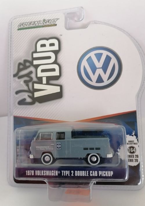 Greenlight Club V Dub Series 20 1978 Volkswagen Type 2 Double Cab Pickup