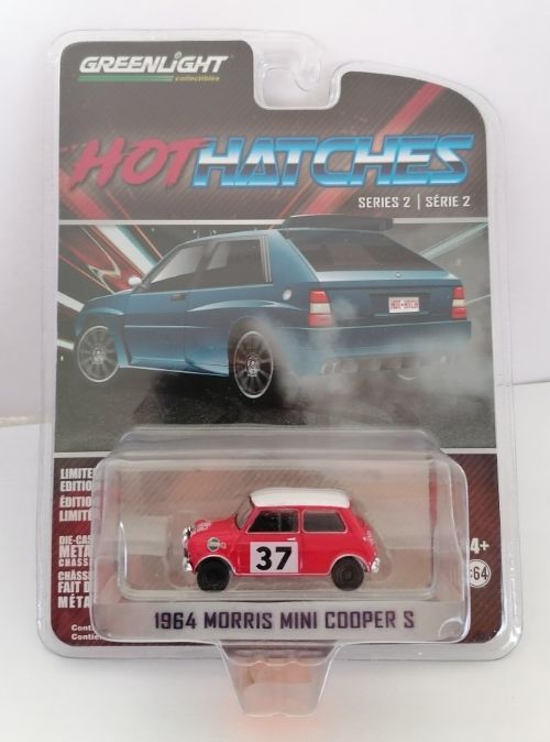 Greenlight Hot Hatches Series 2 1964 Morris Mini Cooper S