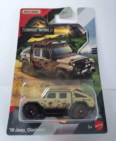 Matchbox Jurassic World Rebirth &#39;19 Jeep Gladiator