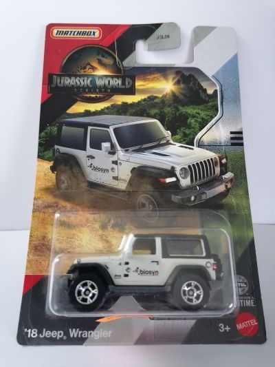 Matchbox Jurassic World Rebirth &#39;18 Jeep Wrangler