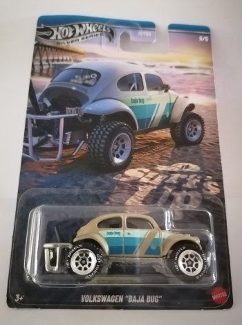 Hot Wheels Surfs Up Silver Series Volkswagen Baja Bug