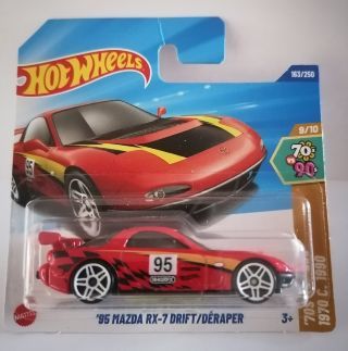 Hot Wheels 70&#39;s vs 90&#39;s &#39;95 Mazda RX-7 Drift
