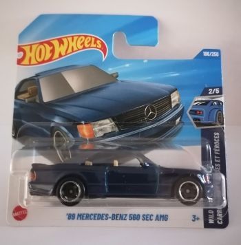 Hot Wheels Wild Widebody &#39;89 Mercedes Benz 580 SEC AMG