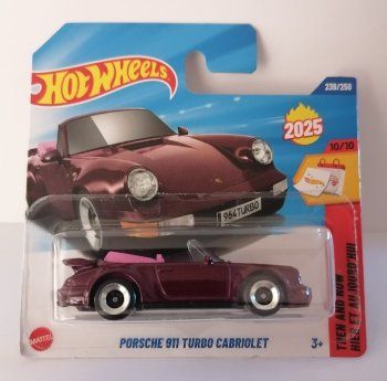 Hot Wheels Then And Now Porsche 911 Turbo Cabriolet