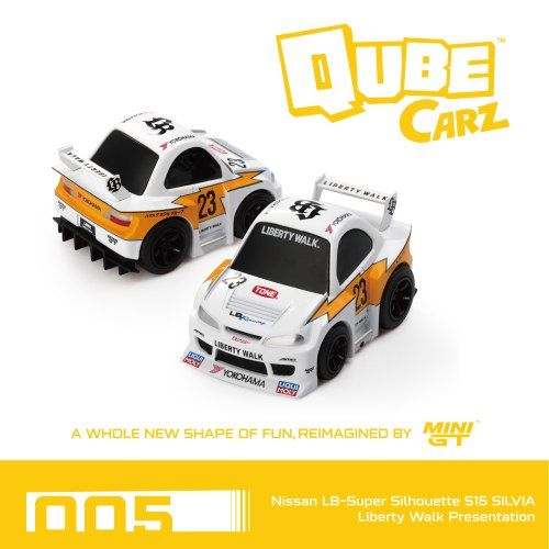 Mini GT QUBE CARZ Nissan LB-Super Silhouette S15 SILVIA Liberty Walk Presentation