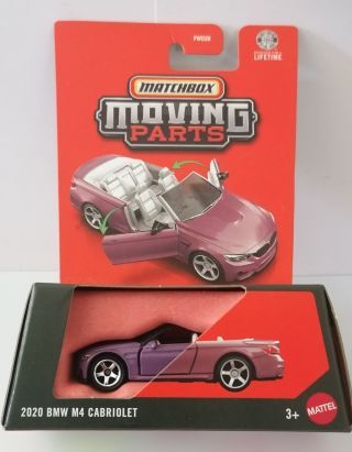 Matchbox Moving Parts 2020 BMW M4 Cabriolet