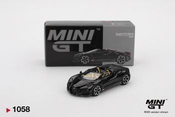 Mini GT Bugatti W16 Mistral Black