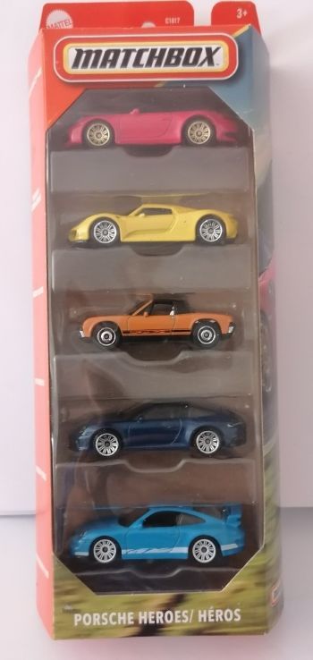 Matchbox 5 Pack = Porsche Heroes