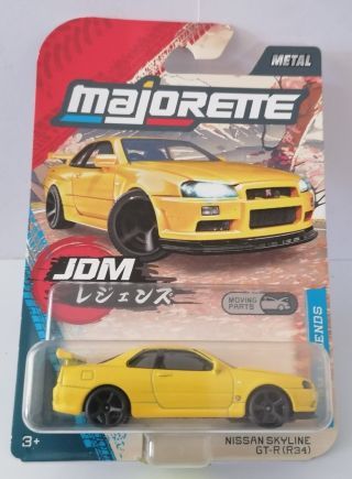 Majorette Metal JDM Legends Nissan Skyline GT-R(R34)
