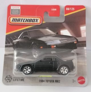 Matchbox 1984 Toyota MR2 Lights Up Black