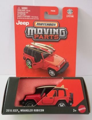 Matchbox Moving Parts 2016 Jeep Wrangler Rubicon