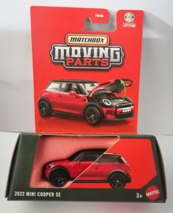 Matchbox Moving Parts 2022 Mini Cooper SE