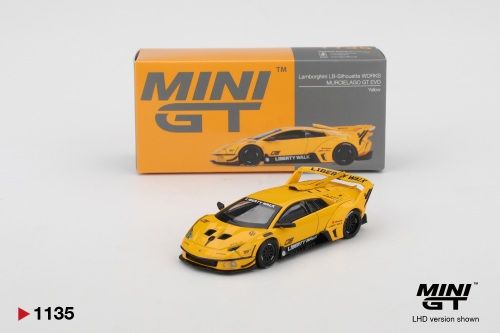 Mini GT Lamborghini LB-Silhouette WORKS MURCIELAGO GT Evo Yellow