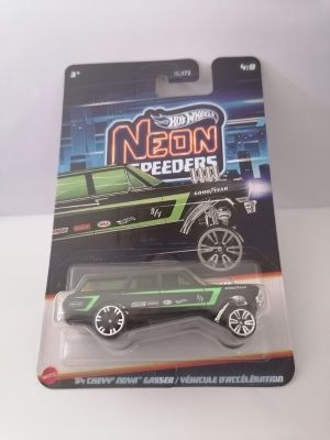 Hot Wheels Neon Speeders '64 Chevy Nova Gasser